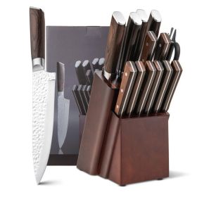 Daily Necessities Kitchen Knife Set Stainless Steel Knife Block Set