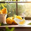 2PCS Manual Lemon Juicer, Acrylic Manual Lemon Slice Squeezer, Portable Transparent Fruit Juicer