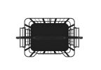 Oceanstar 3-Tier Metal Wire Storage Basket Stand with Removable Baskets – Black