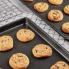 Cookie Sheets Non-stick Baking Sheet Set With Non-stick Jelly Roll Pan;  Rack;  Cookie Scoop;  Spatula