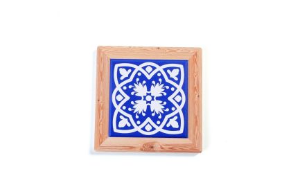 Chinese Style Ceramic Cork Cup Mat (Option: 8 Style)