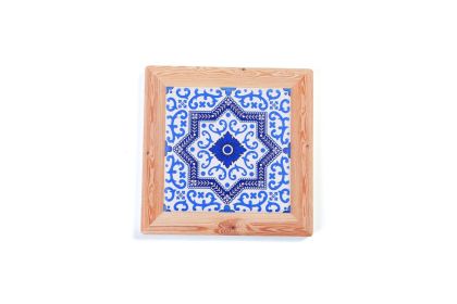 Chinese Style Ceramic Cork Cup Mat (Option: 7 Style)