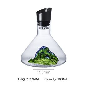 Creative Iceberg Red Wine Wine Decanter (Option: 9815 Green)