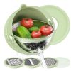 4 in 1 Colander with Mixing Bowl Set Food Strainers and Colanders Set for Kitchen