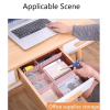 4 PCS Adjustable Drawer Dividers Plastic Storage Drawer Dividers DIY Grid Drawer Organizer Dividers Organization Tools Socks Underwear Makeup Clothes