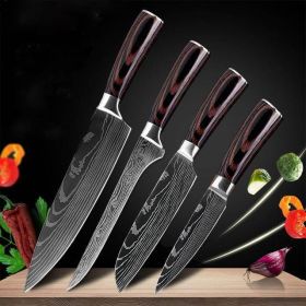 Carpenter's Special Set 6-piece Set 8-piece Set Knife Chef Knife Kitchen Knife Cooking (style: 8chef+6bon+5san+3.5pair)