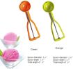 Cookie Dough Scooper Ice Cream Scooper Non-Stick Anti Freeze Quick Release Melon Ballers Watermelon Ballers Mango Ballers Kitchen Gadget Tools