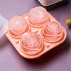 1pc Rose Shaped Ice Cube Tray; Silicone Ice Cube Mold; Kitchen Gadget