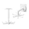 Adhesive Hooks Wall Hangers 360° Rotating Hooks for Kitchen Utensil Towel Robe Holder