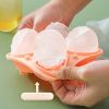 1pc Rose Shaped Ice Cube Tray; Silicone Ice Cube Mold; Kitchen Gadget