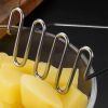 Stainless Steel Manual Potato Press;  Baby Food Masher;  Wavy Potato Press